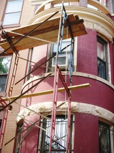 builders clean Scotland builders clean Scotland under scaffolding