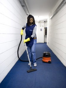 commercial cleaning aberdeen staff member