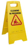 safety is important when cleaning a floor